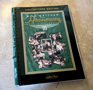 Bill Gaither Homecoming Songbook Vol III, Spiralbound Softcover FAST SHIPPING - Picture 1 of 2