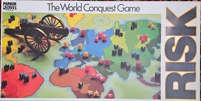 Risk Board Game  Parker The World Conquest Game  Vintage  1985  Complete -GT46A - Image 1 of 4