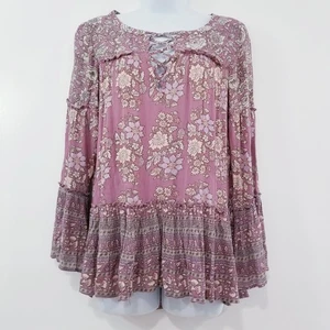 Top campesino floral AEO American Eagle para mujer talla XS  - Imagen 1 de 11