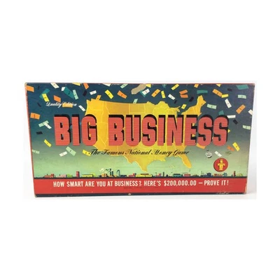 Boardgame Big Business - The Famous National Money Game (1954 Ed) Box Fair/VG - Image 1 of 2