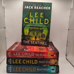 Lee Child Books x4 Jack Reacher - Crime Thriller Large Paperback Bundle Bulk Lot - Bild 1 von 13