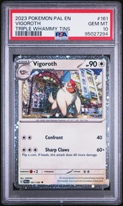 Vigoroth 161/193 Cosmos Holo Exclusive Promo Paldea Evolved Pokémon Card PSA 10 - Picture 1 of 2