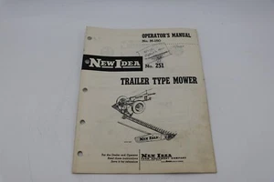 New Idea M-150 Operator's Manual For No. 251 Trailer Type Mower OEM Good Cond - Picture 1 of 5