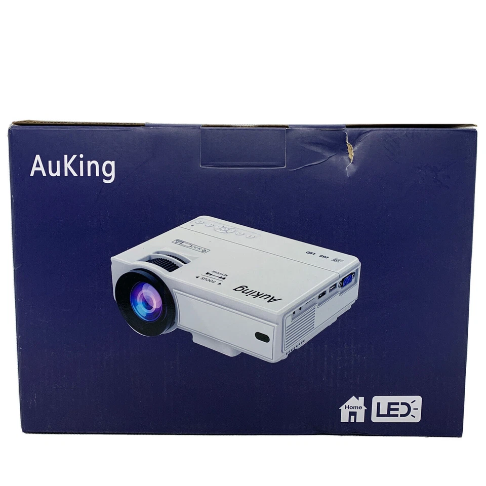 AuKing ADIB07MTCMHZX 2019 Upgraded Portable 55000 Hours Video-Projector