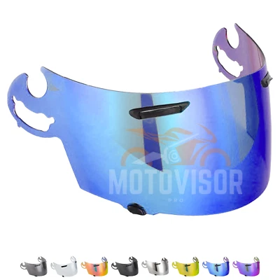 Visiera Compatibile Arai Chaser V Rx7 GP Axces 2 Axces 3 Blu - Immagine 1 di 4
