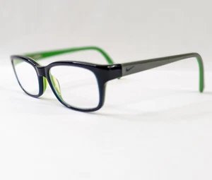 Nike Gafas Niños 5513 325 135 Negro Gris Verde Monturas Rectangulares 47-16-135 - Imagen 1 de 9