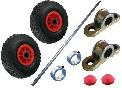 Wagenbau Satz Achse Radsatz Rad Ø260 pannensicher Kippkarre Bollerwagen - Bild 1 von 2