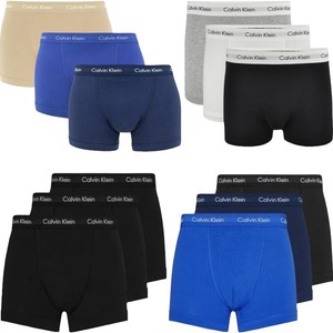 Calvin Klein Boxers Shorts 3 Pack Mens Trunks Underwear S - XL