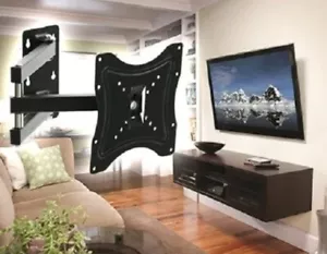 SUPPORTO STAFFA BRACCIO TV MONITOR TELEVISORE LCD PLASMA LED DA 14 A 55 POLLICI - Foto 1 di 5