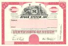 Ryder System, Inc. - Specimen Stocks & Bonds