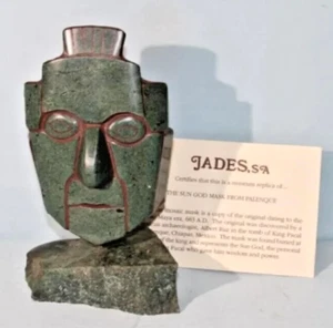 Sonnengott Maske aus Palenque von Jades, SA - Bild 1 von 6