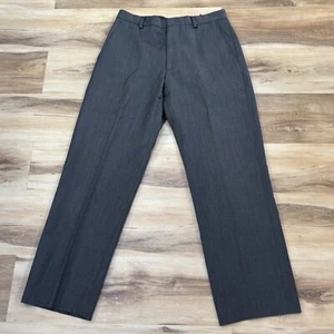Banana Republic Pants Mens 31 x 30 Gray Wool Trousers Flat Front Y2K 2006 - Picture 1 of 16