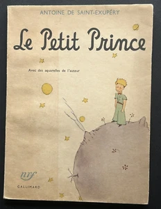 1948 Le Petit Prinz Antoine de Saint-Exupéry Kinderbuch Softcover 93p - Bild 1 von 10