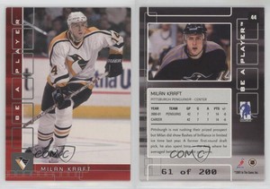 2001-02 ITG Be A Player Memorabilia Ruby /200 Milan Kraft #44