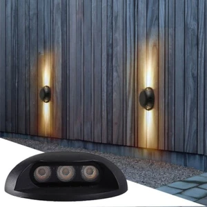 6W Outdoor LED Step Lights Surface Mounted Deck Light 110V 220V for Garden 4pcs - Picture 1 of 9
