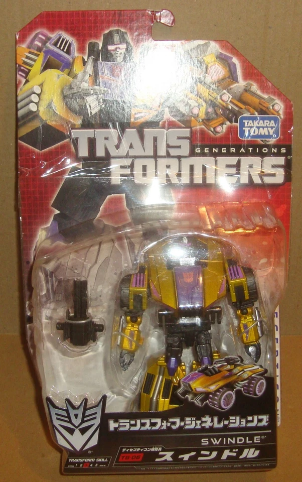 TRANSFORMERS GENERATIONS TG-06 DECEPTICON SWINDLE TAKARA TOMY 2012 - Immagine 1 di 4