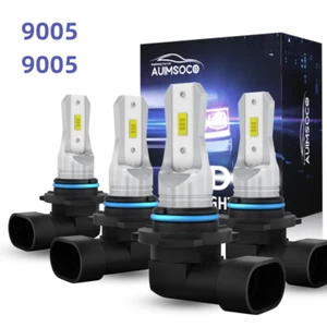 4X LED Headlight Bulbs Hi/Lo Beam For Kia Niro 2017 2018 2019 Stinger 2018-2020 - Picture 1 of 12