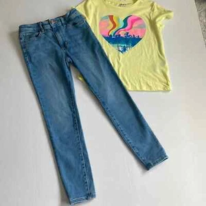 Gap High Rise Jegging size 8…Old Navy S/S tee NWT - Picture 1 of 5