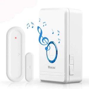 Wireless Door Open Alarm 48 Tunes & 5 Volume Levels for Stores 3Sensor+2Receiver - Picture 1 of 12