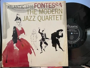 MODERN JAZZ QUARTET "Fontessa" LP NM/VG 1956 Black Label MONO Deep Groove - Picture 1 of 1