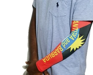 Antigau Antiguan Arm  Sleeve Flag 1 Sleeve Sunblock Cooler Protective Sports - Picture 1 of 3