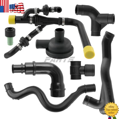 Kit de válvula de manguera de respirador de cárter 1.8T para VW Jetta Golf Passat Audi A3 A4 A6 TT Foto 1 de 4