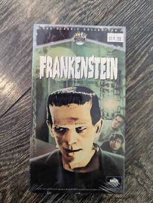 SEALED Frankenstein VHS 1931 NEW Boris Karloff Universal Monsters - Image 1 of 4