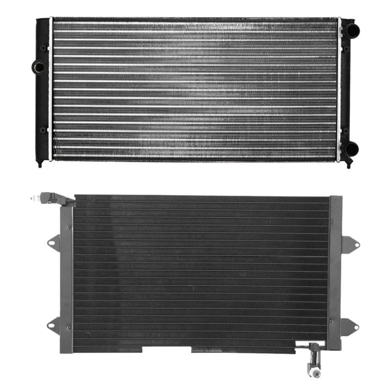 For Volkswagen Jetta 1993-1998 Agility BNDL-450344 Radiator & Condenser Kit Foto 1 de 1