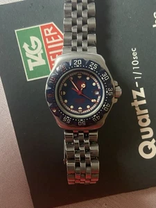 TAG Heuer Formula 1  Blue/Red Dial 370.508  Ladies Quartz Watch Preowned - Bild 1 von 5