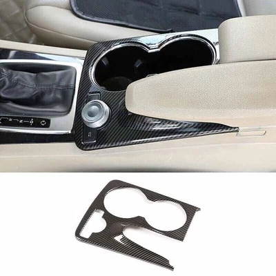 Cubierta de consola ABS para Mercedes-Benz GLK 08-15 Shift Water Cup fibra de carbono Foto 1 de 4