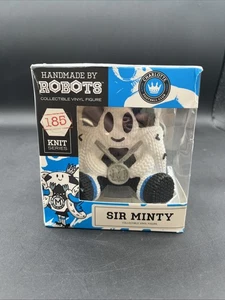 Charlotte FC Soccer Sir Minty Collectable Vinyl Figure Toy Handmade by Robots NC - Picture 1 of 10