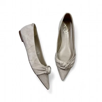 Sam Edelman Wheaton Cappucino Gamuza Moda Sin cordones Punta Ballet Pisos 8.5 Foto 1 de 4
