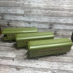 The Ives Railway Lines (3)Cars 170 171 172 Refinished Tinplate In ‘89 Wide Gauge - Picture 1 of 23