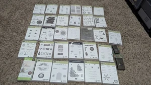 HUGE Stampin Up Mixed Lot! 30 Sets WITH EXTRAS! Christmas, Floral, Winter, Etc!  - Picture 1 of 10