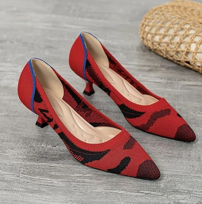 youngshow женщин насосы котенок каблуки вкратце носок размер 40-9US - Изображение 1 из 4