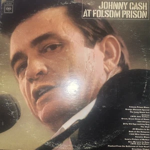 JOHNNY CASH at FOLSOM PRISON - 1968 1st Press? Columbia 2-Eye LP - Great Cond - Picture 1 of 6