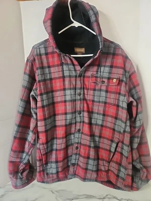 Chaqueta Lincoln Outfitters Grande con Capucha Botón a Presión con Pecho y Bolsillos Laterales Foto 1 de 4