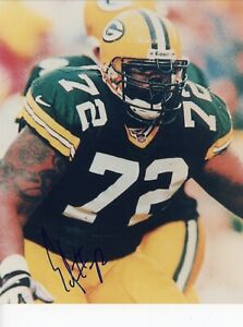 EARL DOTSON GREEN BAY PACKERS SUPER BOWL XXXI PHOTO 8X10 SIGNED AUTOGRAPHED