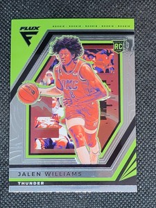 2022-23 Panini Flux JALEN WILLIAMS #224 RC Rookie Thunder 