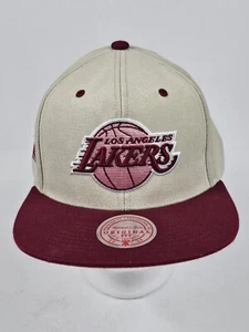 Mitchell & Ness NBA Los Angeles Lakers Pink Merlot Snapback Mütze Cap Neu - Bild 1 von 16