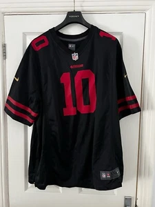 NIKE NFL Jerseys T-Shirt Garoppolo Size XXL Black - Picture 1 of 8