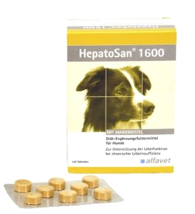 Alfavet HepatoSan 1600 - 32 Tabletten Hund Lebergesundheit Leberstoffwechsel