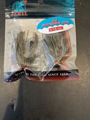 Plantilla finura Jewel Bait Company 5/16 oz 2 piezas calabaza verde naranja Foto 1 de 2