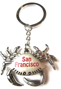 Portachiavi granchio San Francisco in metallo - Foto 1 di 5