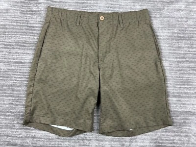 Caribbean Joe Shorts Mens 34 Green Fish Print Polyester Blend Board Shorts - Image 1 of 4