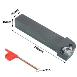 SEL 1616K16 16mm×125mm CNC Threading Turning Tool Holder+1Pcs 3/8'' 16IR AG60 - Picture 1 of 7