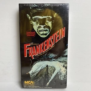 Sealed | Frankenstein VHS Tape Restored Version MCA Home Video Watermark Horror - Picture 1 of 9