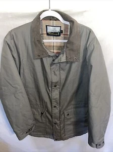 Fieldmaster Mens Farm Jacket Size Large Gray Insulated Work Full Zip Snaps - Picture 1 of 12