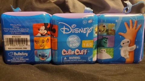 Disney Cutie Cuff Series 2 Plush Slap Bracelet Bullsitoy Steering Wheel Buddy Cover