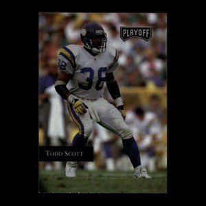 Todd Scott 1992 Playoff Minnesota Vikings #38 R323A 53